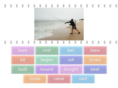 Irregular verbs letters B and C (Find the match)