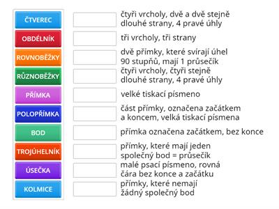 Geometrie - 4.třída