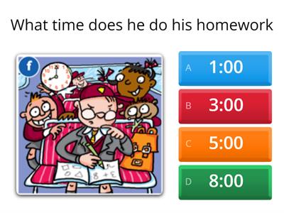Sentence- Time Quiz