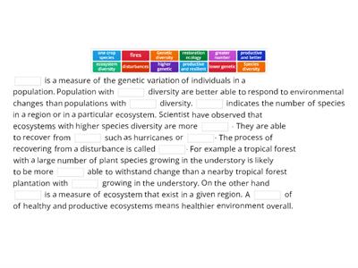 Biodiversity