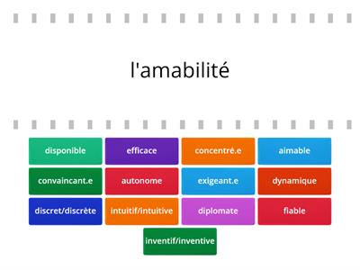 Les Qualités - B1