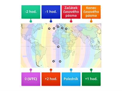 Časová pásma - procvičování