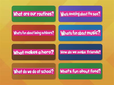 4th Grade - Quiz Game