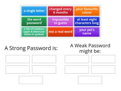 Secure Passwords Group Sort