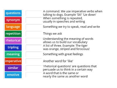 Test 6 - Vocabulary