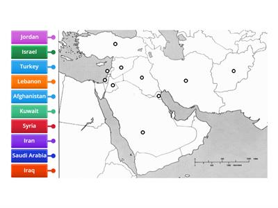 Southwest Asia Political Map