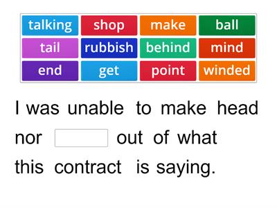 New Horizons - B2 - Vocabulary - Lesson 17 - Practice 1