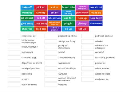 Phrasal verbs GB 5 