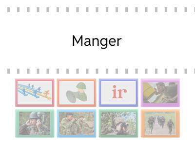 Les verbes du premier groupe