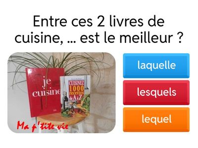  lequel, laquelle, lesquels, lesquelles