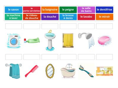La salle de bains - vocabulaire