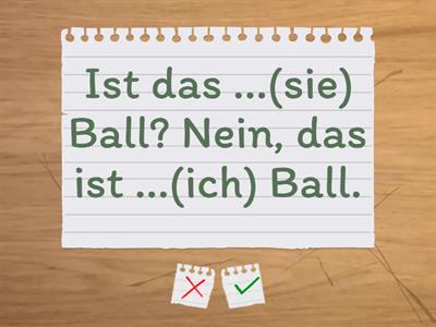 das Leben A1 E10 GR Possessivartikel 