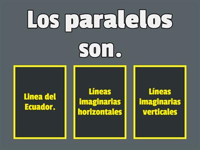  Paralelos, Meridianos, latitud y longitud 4 ° básicos