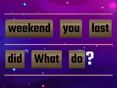 past simple - wh- questions