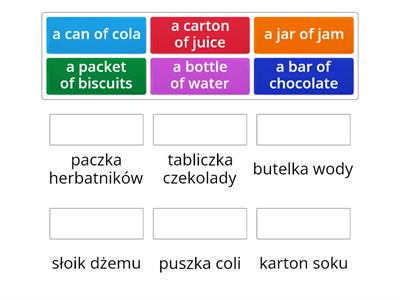 English Class A1+ Unit 2 Containers