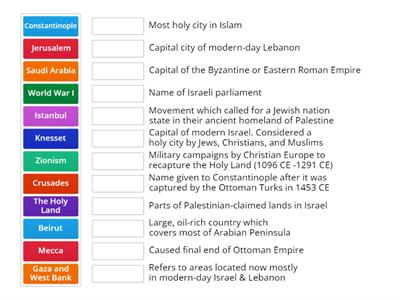 Matching - Middle East #1