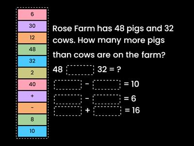 Addition and Subtraction word problems