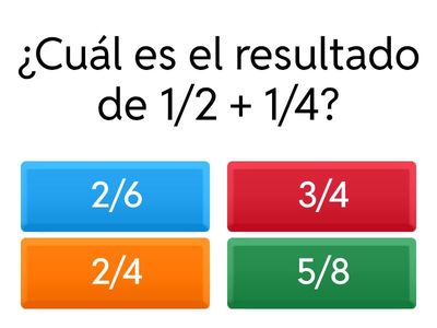 Nivel 3: Suma y resta de fracciones con distinto denominador