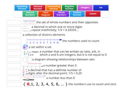 Number System Vocabulary Review