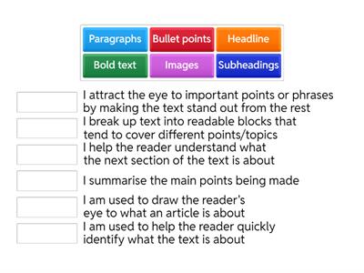 Features of an Article