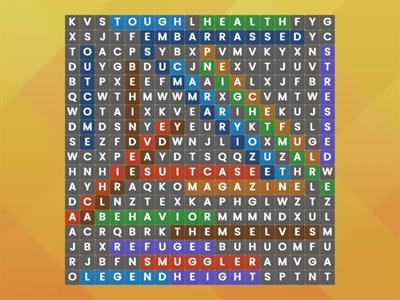 II.  WORDSEARCH (FROM #21 TO #40)