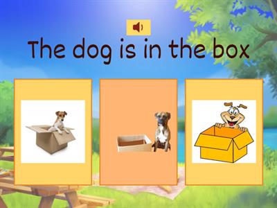 Prepositions  IN/UNDER/ON