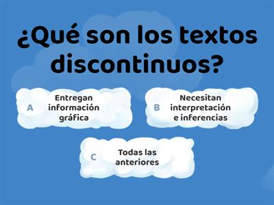 TIPOS DE TEXTOS DISCONTINUOS