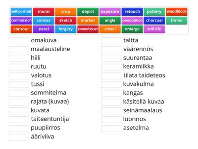 New Insights 3 Glossary Visual arts