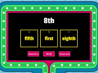  Ordinal numbers