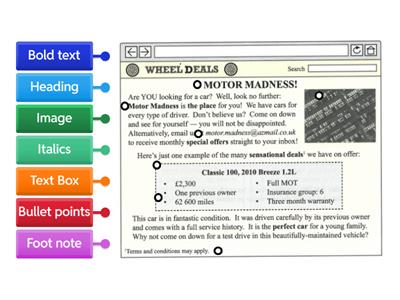 Organisational Features
