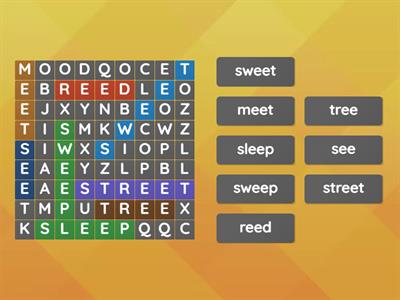 'ee' Wordsearch