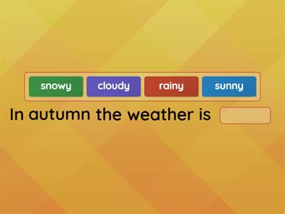 Autumn Activity! Complete the sentence