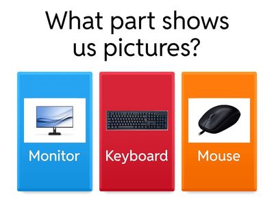 Parts of the Computer – Grade 1