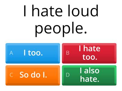 Sentence transformations with so/both/neither/either.