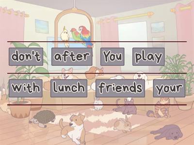 Present simple negative word order