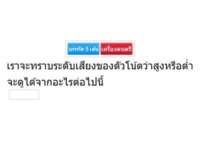 คำถามก่อนเรียน