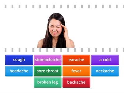 Health Vocabulary - Sickness