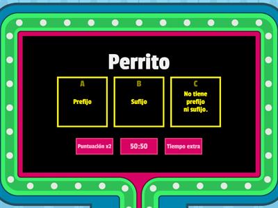 Prefijos y sufijos 3º