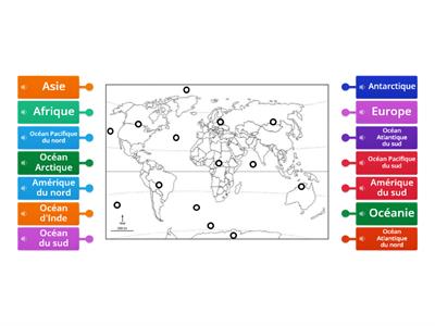 La carte du monde