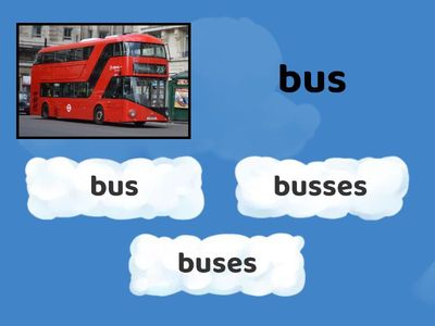 Singular and plural nouns-G5