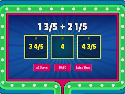 Adding Mixed Numbers