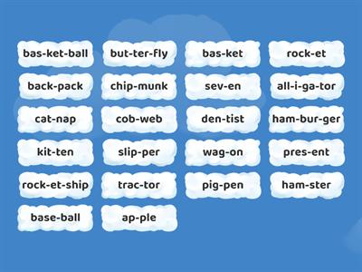 PA Lesson 6- Syllable Blending 