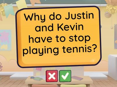 Tennis Until Sunset - Comprehension