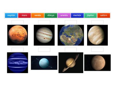 gezegenler 6. snıf