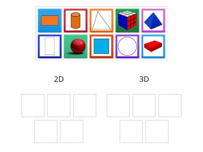2D and 3D shapes