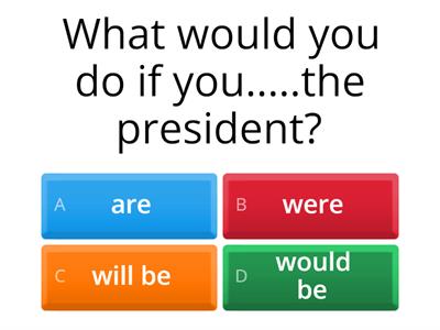 Second conditional quiz