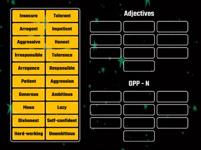 ADJ vs OPP - ADJ vs NOUN 