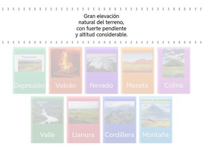 ¿CONOCES EL RELIEVE COLOMBIANO?