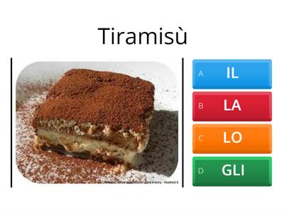 Articoli Determinativi - A1 - piatti italiani 