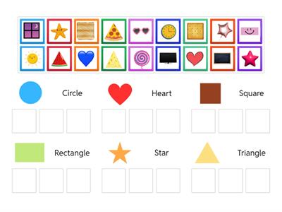 Shapes Sorting Game 